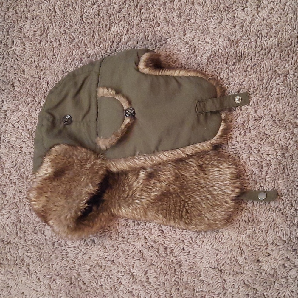 Boeing Faux Fur Trapper Hat